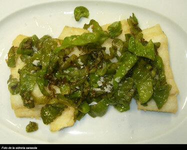 Recetario BACALAO FRITO CON PIMIENTOS VERDES (MENU SIDRERIA)